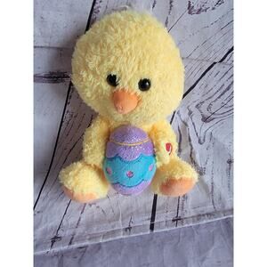 Hug Fun Easter Duck Plush Stuffed Animal Blue Egg 7in Spring Cheaping Chick